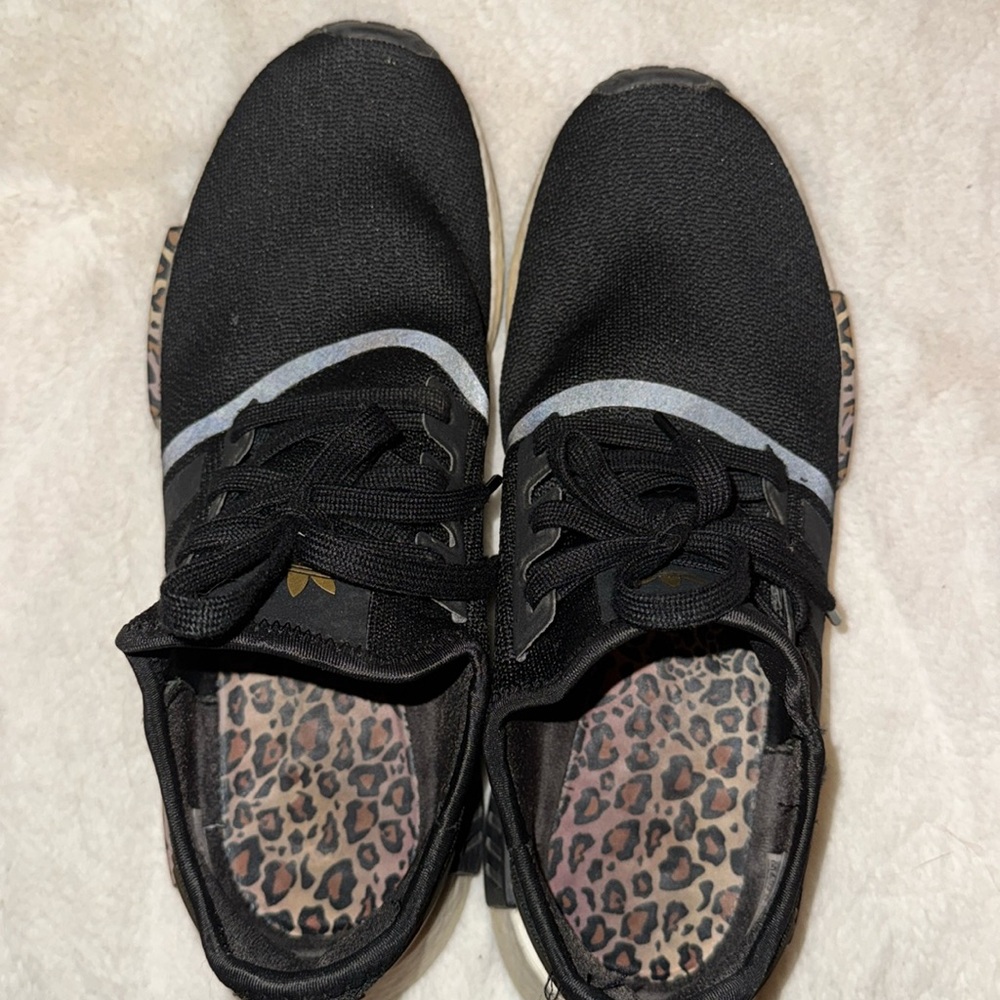 Cheetah Print- adidas workout shoes- adidas Women's NMD R1 Shoe
